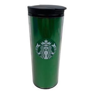 Starbucks Green And Black 16 oz Plastic Logo Tumbler 2020 Cup With Lid